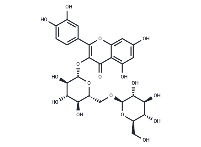 槲皮素-3-龍膽二糖苷,Quercetin 3-gentiobioside