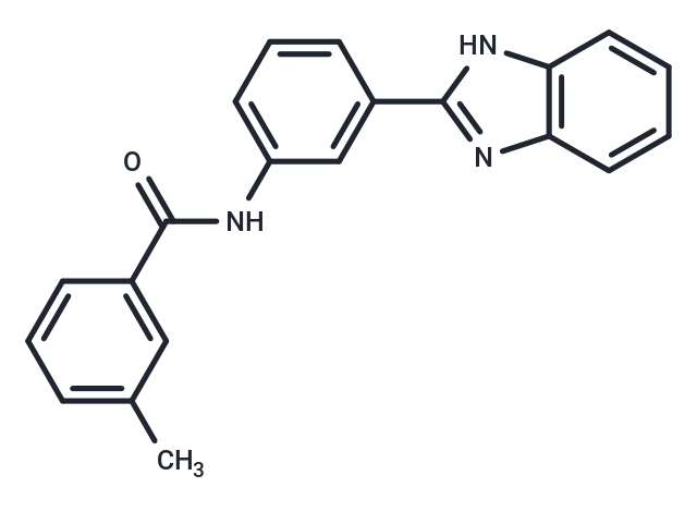 N-[3-(1H-苯并[d]咪唑-2-基)苯基]-3-甲基苯甲酰胺,CHEMBL1276927