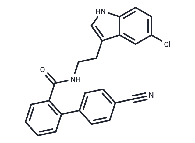 化合物 T60041,N-[2-(5-Chloro-1H-indol-3-yl)ethyl]-4'-cyanobiphenyl-2-carboxaMide