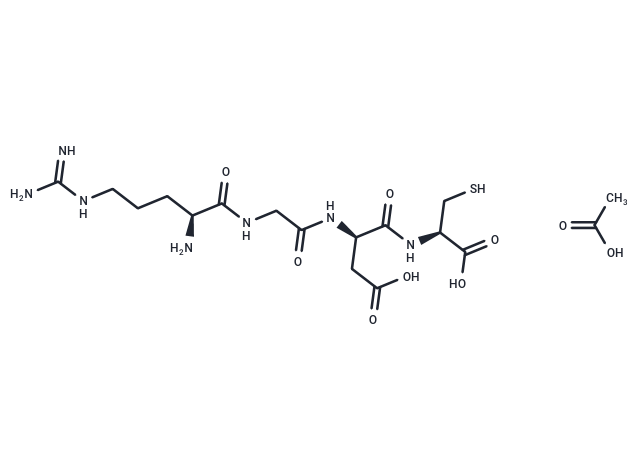 化合物Arg-Gly-Asp-Cys acetate,Arg-Gly-Asp-Cys acetate