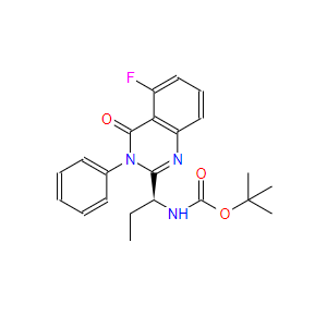 (S)-叔丁基(1-(5-氟-4-氧代-3-苯基-3,4-二氫喹唑啉-2-基)丙基)氨基甲酸酯