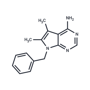 化合物 7-benzyl-5,6-dimethyl-7H-pyrrolo[2,3-d]pyrimidin-4-amine|T50024|TargetMol