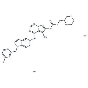 化合物 BMS-599626 2HCL(714971-09-2 Free base)|T2610L|TargetMol