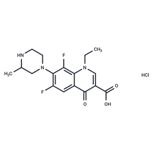 鹽酸洛美沙星,Lomefloxacin hydrochloride