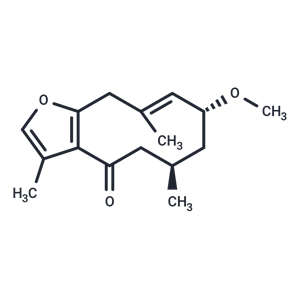 化合物 TN1159,(1(10)E,2R*,4R*)-2-Methoxy-8,12-epoxygermacra-1(10),7,11-trien-6-one