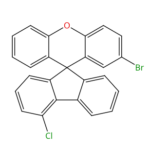 2'-溴-4-氯螺[芴-9,9'-氧雜蒽],2'-bromo-4-chlorospiro[fluorene-9,9'-xanthene]