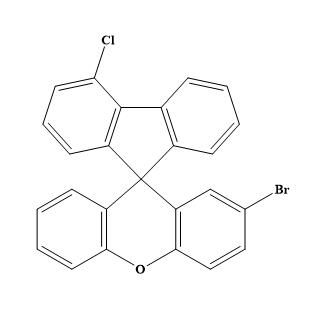 2'-溴-4-氯螺[芴-9,9'-氧雜蒽],2'-bromo-4-chlorospiro[fluorene-9,9'-xanthene]