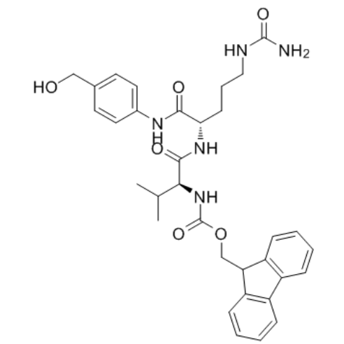 [(S)-1-[[(S)-1-[[4-(羥甲基)苯基]氨基]-1-氧代-5-脲基戊烷-2-基]氨基]-3-甲基-1-氧代丁-2-基]氨基甲酸(9H-芴-9-基)甲酯,Fmoc-Val-Cit-PAB