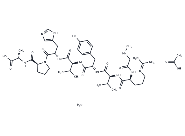 化合物Saralasin acetate,Saralasin acetate(34273-10-4 free base)