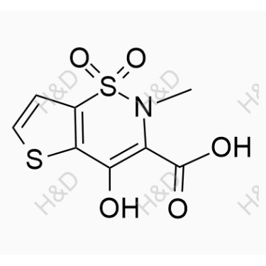 氯諾昔康雜質(zhì)39,4-hydroxy-2-methyl-2H-thieno[2,3-e][1,2]thiazine-3-carboxylic acid 1,1-dioxide