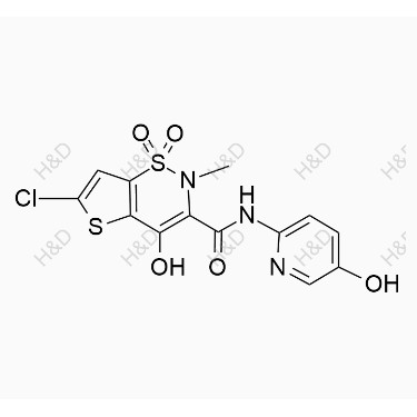 氯諾昔康雜質(zhì)43,6-chloro-4-hydroxy-N-(5-hydroxypyridin-2-yl)-2-methyl-2H-thieno[2,3-e][1,2]thiazine-3-carboxamide 1,1-dioxide