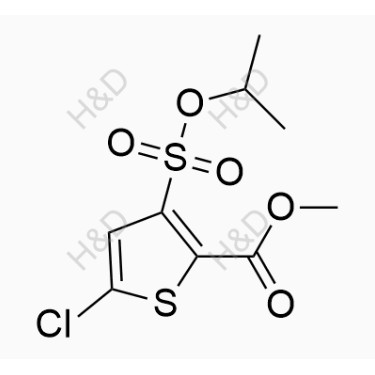 氯諾昔康雜質(zhì)45,methyl 5-chloro-3-(isopropoxysulfonyl)thiophene-2-carboxylate