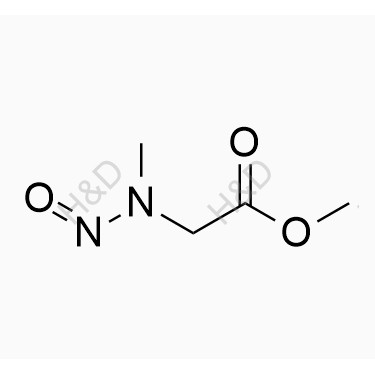 N-亞硝基肌氨酸甲酯,methyl 2-(methyl(nitroso)amino)acetate