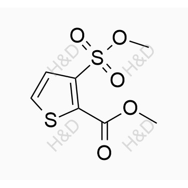 氯諾昔康雜質(zhì)48,methyl 3-(methoxysulfonyl)thiophene-2-carboxylate