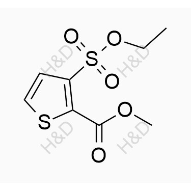 氯諾昔康雜質(zhì)49,methyl 3-(ethoxysulfonyl)thiophene-2-carboxylate