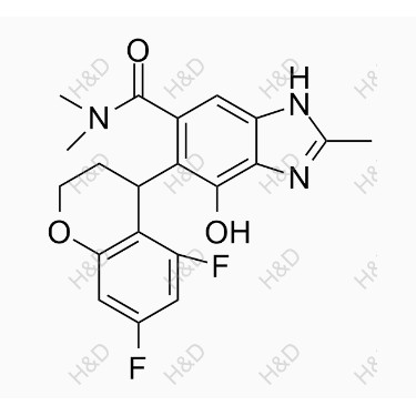 替戈拉生雜質(zhì)24,5-(5,7-difluorochroman-4-yl)-4-hydroxy-N,N,2-trimethyl-1H-benzo[d]imidazole-6-carboxamide