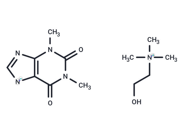 茶堿膽酸鹽,Choline theophyllinate