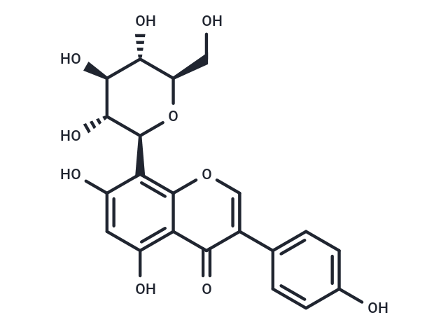 染料木素 8-C-葡萄糖苷,Genistein 8-c-glucoside