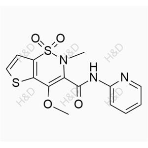 氯諾昔康雜質(zhì)38,4-methoxy-2-methyl-N-(pyridin-2-yl)-2H-thieno[2,3-e][1,2]thiazine-3-carboxamide 1,1-dioxide