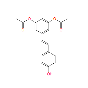 3,5-二-O-乙酸白藜蘆醇,4-hydroxy-3′,5′-diacetyl-trans-stilbene