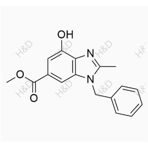 替戈拉生杂质4,methyl 1-benzyl-4-hydroxy-2-methyl-1H-benzo[d]imidazole-6-carboxylate