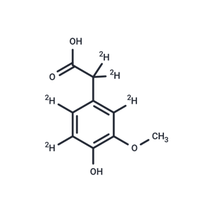 化合物 Homovanillic acid-d5|TMIH-0262|TargetMol