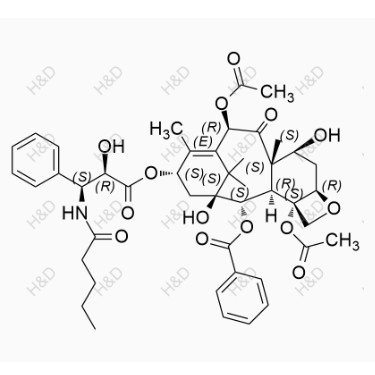 紫杉醇雜質(zhì)2,(2aR,4S,4aS,6R,9S,11S,12S,12aR,12bS)-12-(benzoyloxy)-4,11-dihydroxy-9-(((2R,3S)-2-hydroxy-3-pentanamido-3-phenylpropanoyl)oxy)-4a,8,13,13-tetramethyl-5-oxo-2a,3,4,4a,5,6,9,10,11,12,12a,12b-dodecahydro-1H-7,11-methanocyclodeca[3,4]benzo[1,2-b]oxete-6,12b-diyl diacetate