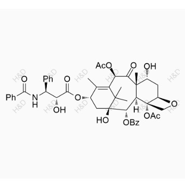 紫杉醇EP雜質(zhì)E,(2aR,4R,4aS,6R,9S,11S,12S,12aR,12bS)-9-(((2R,3S)-3-benzamido-2-hydroxy-3-phenylpropanoyl)oxy)-12-(benzoyloxy)-4,11-dihydroxy-4a,8,13,13-tetramethyl-5-oxo-2a,3,4,4a,5,6,9,10,11,12,12a,12b-dodecahydro-1H-7,11-methanocyclodeca[3,4]benzo[1,2-b]oxete-6,12b-diyl diacetate