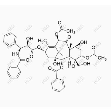 紫杉醇杂质16,(1S,3S,4S,4aR,5S,6S,8S,11R,12aS)-8-(((2R,3S)-3-benzamido-2-hydroxy-3-phenylpropanoyl)oxy)-5-(benzoyloxy)-1,4,6-trihydroxy-4-(hydroxymethyl)-9,12a,13,13-tetramethyl-12-oxo-1,2,3,4,4a,5,6,7,8,11,12,12a-dodecahydro-6,10-methanobenzo[10]annulene-3,11-diyl dia