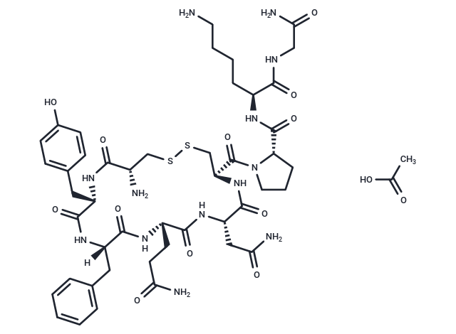 化合物L(fēng)ysipressin acetate,Lysipressin acetate(50-57-7(fb_acetate))