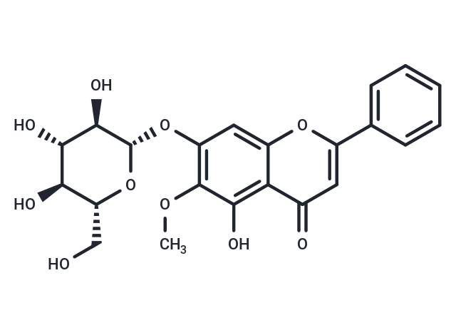 千層紙素A-7葡萄糖苷,oroxylin A 7-O-β-d-glucuronide