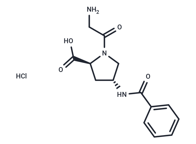 (4R)-甘氨?；?4-(苯甲?；被?-L-脯氨酸鹽酸鹽,Danegaptide Hydrochloride