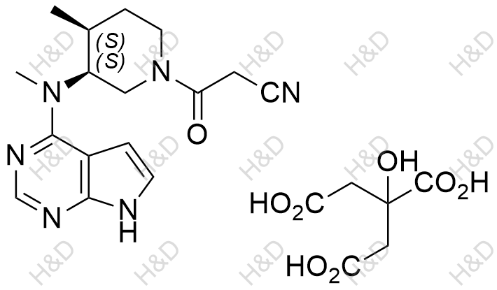 托法替尼雜質(zhì)C（枸櫞酸鹽）,Tofacitinib Impurity C