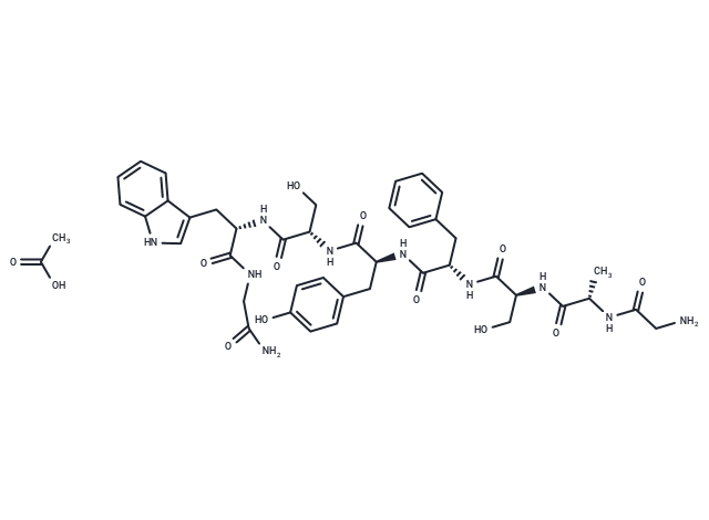 化合物L(fēng)eucokinin VIII acetate,Leucokinin VIII acetate