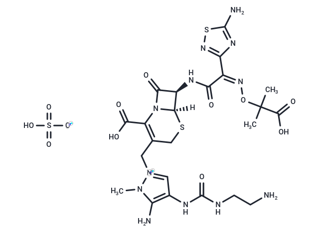 頭孢洛扎硫酸鹽,Ceftolozane sulfate