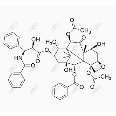 紫杉醇雜質(zhì)21,(1S,2S,4S,6R,7aS,8S,9aR,11aS)-4-(((2R,3S)-3-benzamido-2-hydroxy-3-phenylpropanoyl)oxy)-1-(benzoyloxy)-2,8-dihydroxy-5,7a,12,12-tetramethyl-7-oxododecahydro-1H-2,5a-methanocyclohepta[3,3a]indeno[5,4-b]oxete-6,11a-diyl diacetate