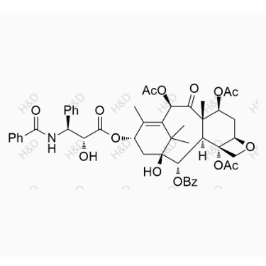 紫杉醇EP雜質(zhì)L,(2aR,4S,4aS,6R,9S,11S,12S,12aR,12bS)-9-(((2R,3S)-3-benzamido-2-hydroxy-3-phenylpropanoyl)oxy)-12-(benzoyloxy)-11-hydroxy-4a,8,13,13-tetramethyl-5-oxo-2a,3,4,4a,5,6,9,10,11,12,12a,12b-dodecahydro-1H-7,11-methanocyclodeca[3,4]benzo[1,2-b]oxete-4,6,12b-triyl triacetate