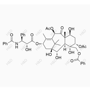 紫杉醇EP雜質(zhì)M,(1S,3S,4S,4aR,5S,6S,8S,11R,12aS)-8-(((2R,3S)-3-benzamido-2-hydroxy-3-phenylpropanoyl)oxy)-4-((benzoyloxy)methyl)-1,4,5,6-tetrahydroxy-9,12a,13,13-tetramethyl-12-oxo-1,2,3,4,4a,5,6,7,8,11,12,12a-d