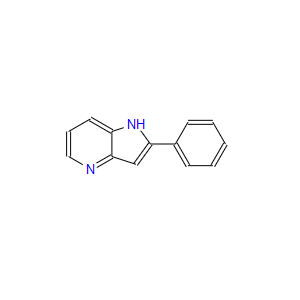 2-苯基-4-氮雜吲哚,2-Phenyl-1H-pyrrolo[3,2-b]pyridine