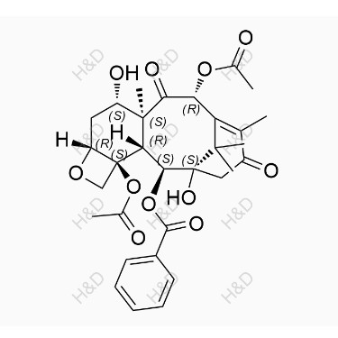 13-氧代巴卡亭III,(2aR,4S,4aS,6R,11S,12S,12aR,12bS)-12-(benzoyloxy)-4,11-dihydroxy-4a,8,13,13-tetramethyl-5,9-dioxo-2a,3,4,4a,5,6,9,10,11,12,12a,12b-dodecahydro-1H-7,11-methanocyclodeca[3,4]benzo[1,2-b]oxete-6,12b-diyl diacetate