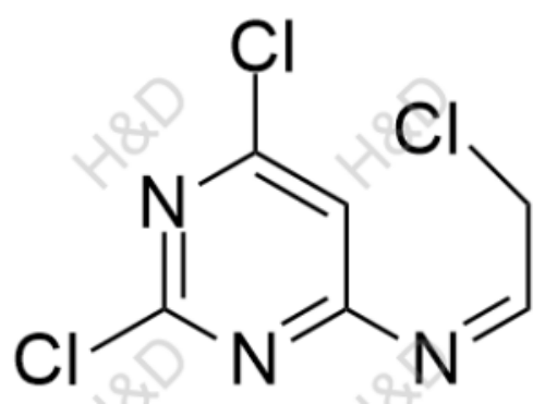 托法替尼雜質(zhì)71,(Z)-2,6-dichloro-N-(2-chloroethylidene)pyrimidin-4-amine