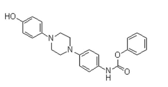 [4-[4-(4-羥基苯基)-1-哌嗪基]苯基]氨基甲酸苯酯,[4-[4-(4-Hydroxyphenyl)-1-piperazinyl]phenyl]carbamic acid  phenyl ester