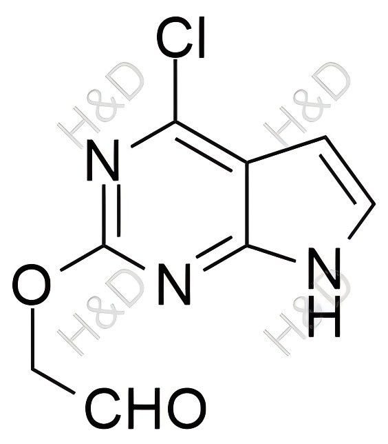 托法替尼雜質78,2-((4-chloro-7H-pyrrolo[2,3-d]pyrimidin-2-yl)oxy)acetaldehyde