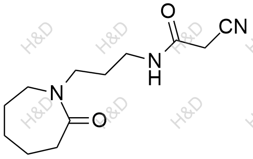 托法替尼雜質(zhì)93,2-cyano-N-(3-(2-oxoazepan-1-yl)propyl)acetamide