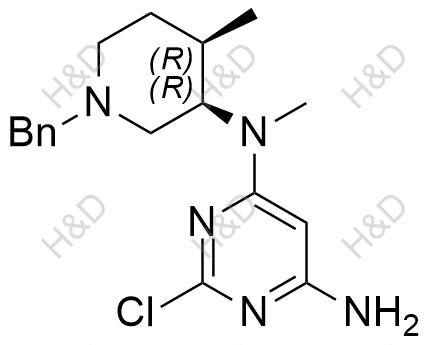 托法替尼雜質(zhì)95,N4-((3R,4R)-1-benzyl-4-methylpiperidin-3-yl)-2-chloro-N4-methylpyrimidine-4,6-diamine