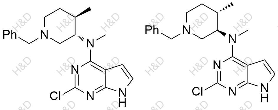 托法替尼雜質(zhì)97,N-((3RS,4SR)-1-benzyl-4-methylpiperidin-3-yl)-2-chloro-N-methyl-7H-pyrrolo[2,3-d]pyrimidin-4-amine