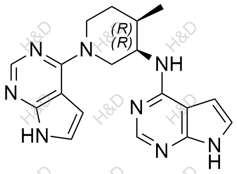 托法替尼雜質(zhì)107,N-((3R,4R)-4-methyl-1-(7H-pyrrolo[2,3-d]pyrimidin-4-yl)piperidin-3-yl)-7H-pyrrolo[2,3-d]pyrimidin-4-amine