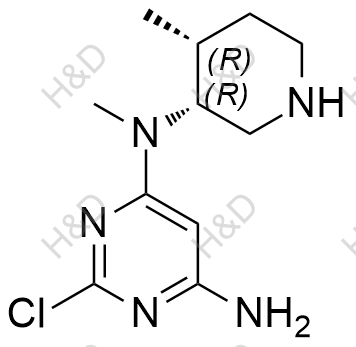 托法替尼雜質(zhì)143,2-chloro-N4-methyl-N4-((3R,4R)-4-methylpiperidin-3-yl)pyrimidine-4,6-diamine