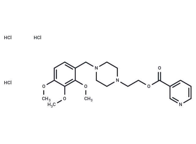 化合物 Ninerafaxstat trihydrochloride,Ninerafaxstat trihydrochloride