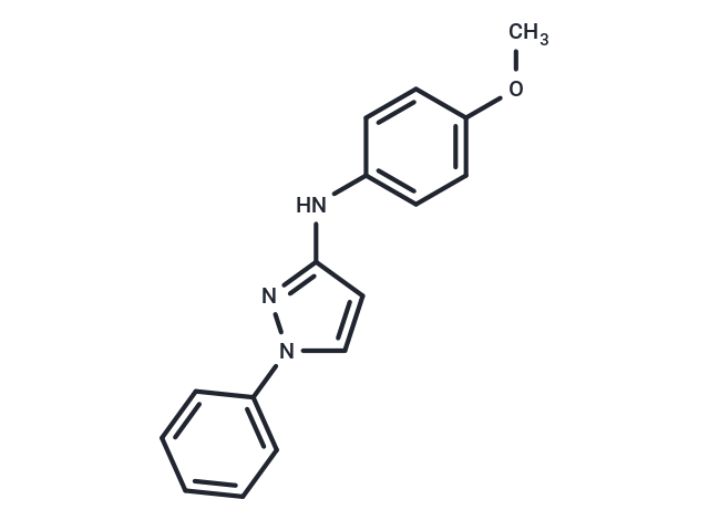 N-(4-甲氧苯基)-1-苯基-1H-吡唑-3-胺,FPL 62064